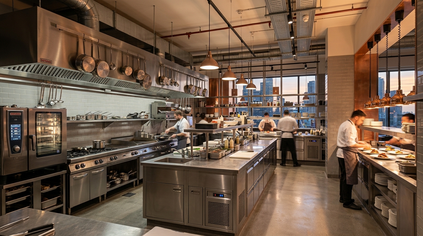 Diseño e implementación integral de cocinas gastronómicas