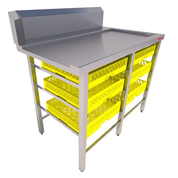 MESA DE ACERO PARA SALIDA DE VAVAJILLA