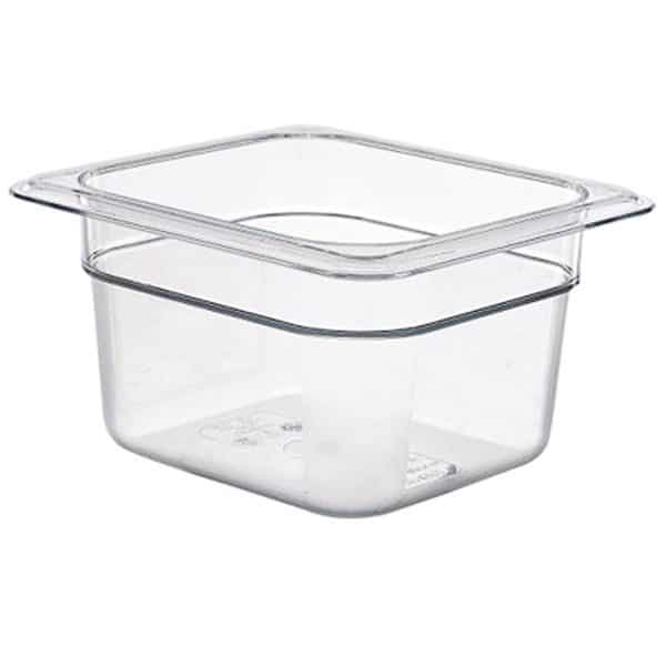 RECIPIENTE DE PLASTICO CAMBRO GN 1/6 16.2 x 17.6 cm